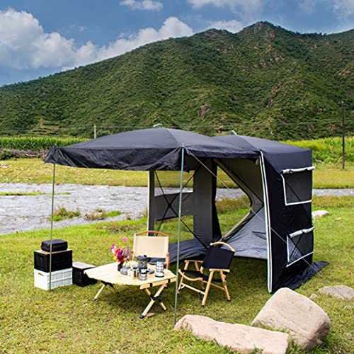 Car Awning Sun Shelter Camping SUV Rear Tent, Portable Waterproof Roof Top Tent Car Canopy for SUV Minivan Hatchback Camping Outdoor Travel