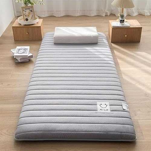 Tatami Mat Sleeping Mattress Japanese Futon Mattress Floor Bed Guest Mattress Foldable Portable Roll-up Mattress Camping Mattress For Dormitory Indoor Outdoor(2,120 * 200cm)