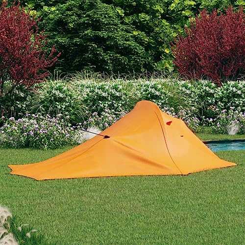 WXPXYBF Camping Tent 317x240x100 cm Orange and Grey,Item colour-Orange and grey