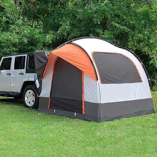 ZJGFCB Camping Car Tailgate Tent - 5-6 Person Universal SUV Boot Tent with Screen, Waterproof Awning for Outdoor Travel