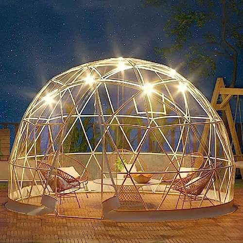 Outdoor Bubble Tent Dome House for 5 7 People with PVC Cover Door and Windows 3.6m/12ft Dome Camping Tent for Outdoor Dining Backyard Camping and Stargazing