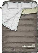 BISINNA Winter 0°C Double Sleeping Bag for Adults - Waterproof & Warm 2 Person Camping Sleeping Bag with Pillow, Queen Size for Hiking, Backpacking, Indoor & Outdoor Use (Cold Weather)​