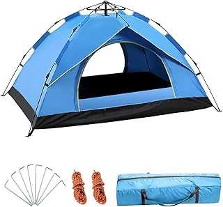 Ultralight Dome Camping Tent - Portable Sun Shelter for Adults, Waterproof Windproof Double Layer Design, Perfect for Beach and Outdoor Adventures