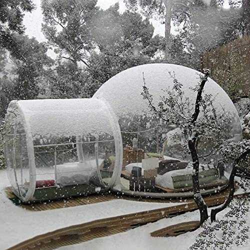 Inflatable House Inflatable Tent Bubble Tent Camping Dome Luxury Night Club Outdoor Igloo Structure Air Ball Transparent Car Tunnel Snow Winter Blower