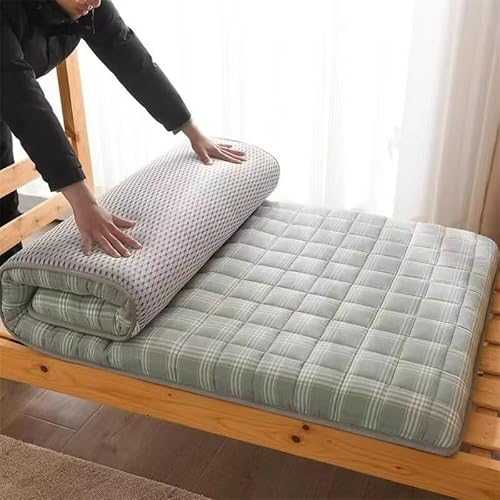 Portable foldable futon mattress, full size camping mat, roll-up student dormitory sleeping mat, single bed, double bed, queen size mattress