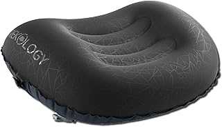 Trekology Camping Pillows for Adults Kids, Inflatable Pillow for Camping, Inflatable Travel Pillow, Blow Up Pillows for Camping, Small Pillow for Travel, Beach Pillow Inflatable Cushion Fishing Pillow