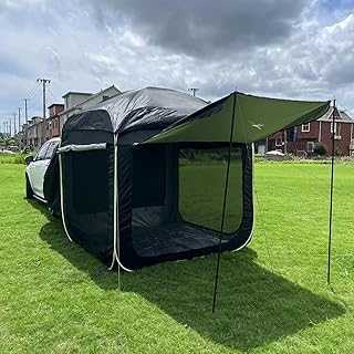 Truck Tents for Camping Car Tailgate Awning, 6.5 ft Tent with Extend Shelter for Overland SUV, Universal Vans, and Truck
