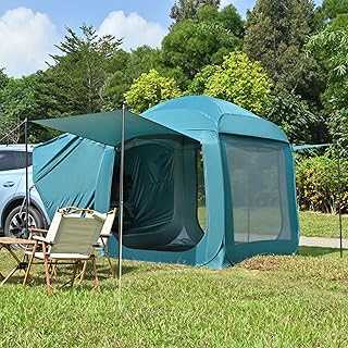 Pop Up Rear Tent for SUV and Van, Portable Tailgate Awning for Camping, UV Protection and Waterproof Cover for Big Space