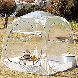 Clear Tent Pop Up Bubble Tent for Gazebos and Garden Portable Igloo Tent Star Tent Weatherproof and Coldproof Transparent Camping Tent